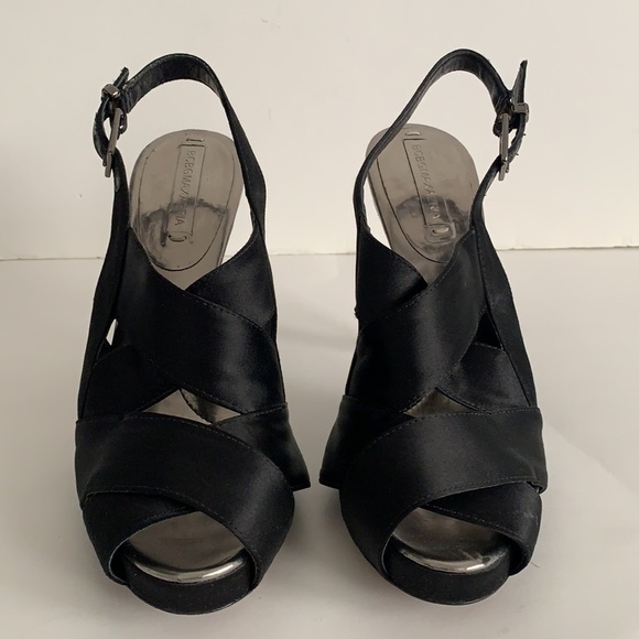 BCBG MaxAzria Peep Toe Platform Slingback Sandals - Picture 4 of 16